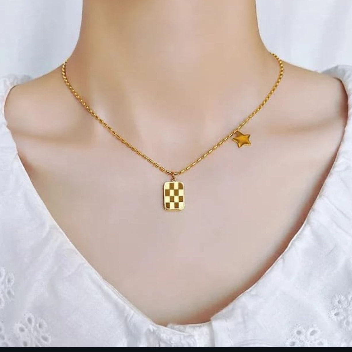 Lumino Buzz Stainless Steel Necklace